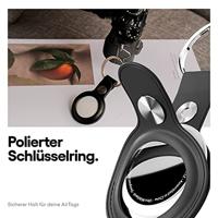 KeyBudz AirTag keyring - Black - thumbnail