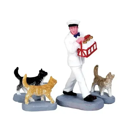 Kerstfiguur Merry milkman set of 4 LEMAX - Lemax
