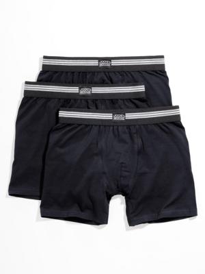 Boxershort zonder gulp in set van 3 Van Jockey zwart Boxershort zonder gulp in set van 3 Van Jockey zwart