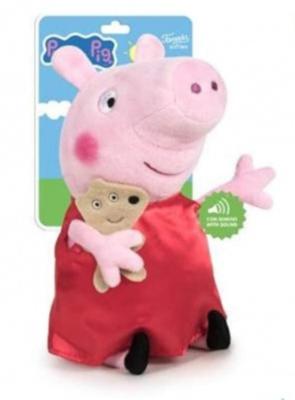 Nickelodeon knuffel met geluid Peppa Pig 27 cm pluche rood Nickelodeon knuffel met geluid Peppa Pig 27 cm pluche rood