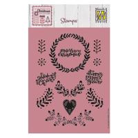 Nellie's Choice • clear stamps kerstkrans 13st. - thumbnail