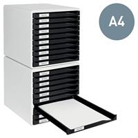 Leitz Ladebox 5281-00-35 Blauw Aantal vakken: 10 - thumbnail