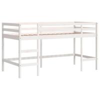Kinderhoogslaper met ladder 90x190 cm massief grenenhout - thumbnail