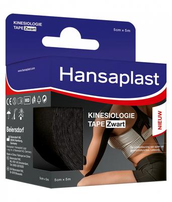 Hansaplast Kinesio tape zwart (1 st)