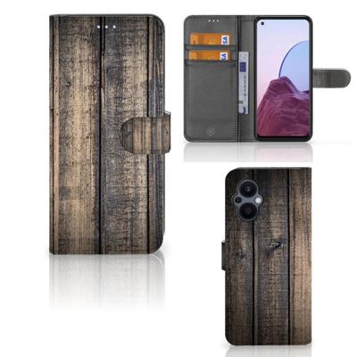 OPPO Reno 8 Lite | OnePlus Nord N20 | Book Style Case | Steigerhout OPPO Reno 8 Lite | OnePlus Nord N20 | Book Style Case | Steigerhout