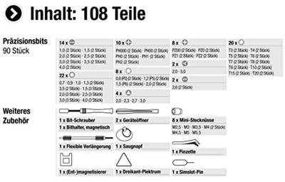 Meister Bits+Doppenset Fijnmechan. 108Dlg - wu3387780 Meister Bits+Doppenset Fijnmechan. 108Dlg - wu3387780