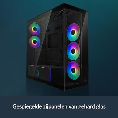 Arctic Xtender Mirror Midi-tower PC-behuizing, Gaming-behuizing Zwart Arctic Xtender Mirror Midi-tower PC-behuizing, Gaming-behuizing Zwart