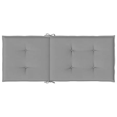 Tuinstoelkussens 6 st 120x50x4 cm grijs Tuinstoelkussens 6 st 120x50x4 cm grijs