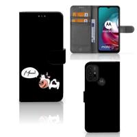 Motorola Moto G10 | G20 | G30 Leuk Hoesje Cow - thumbnail