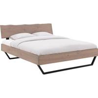 Goossens Bedframe Slade, Bedframe 180 x 220 cm hoofdbord organisch - thumbnail