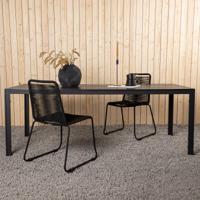 Nohr Tuintafel 'Erikka' 205 x 90cm, kleur Zwart - thumbnail