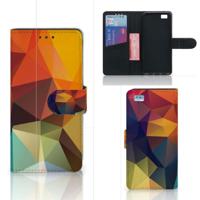 Huawei Ascend P8 Lite | Book Case | Polygon Color - thumbnail