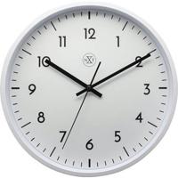 NeXtime nx-7320 wandklok nxt diameter 30cm kunststof wit, witte wijzerplaat - thumbnail