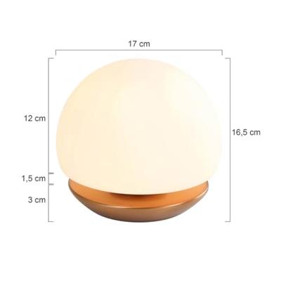 Steinhauer TafellampAncilla 21cm bronsbruin - 7932BR