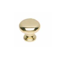 Meubelknop Paddenstoel ø 30 mm mess. gelakt - thumbnail