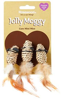 Jolly Moggy moggy natural wild speelmuis mini met catnip