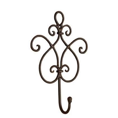 Clayre & Eef Wandhaak 15x5x22 cm Bruin Ijzer Kapstok Clayre & Eef Wandhaak 15x5x22 cm Bruin Ijzer Kapstok