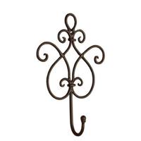 Clayre & Eef Wandhaak 15x5x22 cm Bruin Ijzer Kapstok - thumbnail