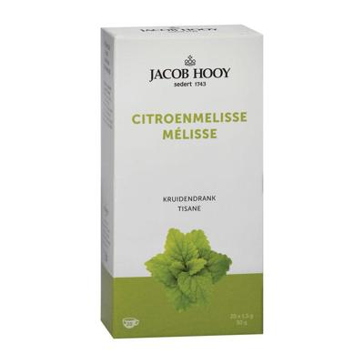 Jacob Hooy Citroenmelisse theezakjes gold 20 Zakjes