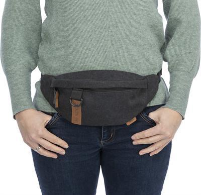 TRIXIE BE NORDIC HEUPTAS ZWART 24X8X11 CM RIEM 50-165 CM