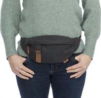 TRIXIE BE NORDIC HEUPTAS ZWART 24X8X11 CM RIEM 50-165 CM - thumbnail