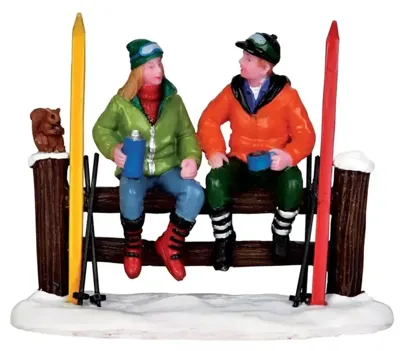 Kerstfiguur Cross country coffee break LEMAX - Lemax