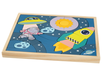 Playtive Houten activiteitenbord of puzzel (Puzzel) - thumbnail