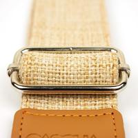 Cascha HH 2202 ukelele draagband katoen beige - thumbnail