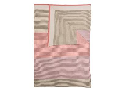 Pip Studio Pip Studio Blockstripe Throw - Pastel 130x170 cm