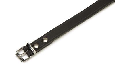 Lederen honden halsband zwart - 57 cm x 20 mm Lederen honden halsband zwart - 57 cm x 20 mm