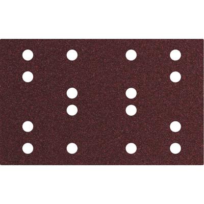 Metabo 635191000 Hechtschuurbladen 80 x 133 mm, P 60, 16 gaten, met klittenbandbevestiging (SRA)