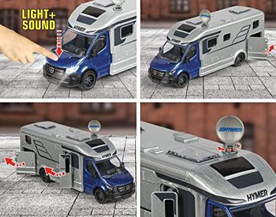 Camper Majorette Camping Car Mercedes Grijs - thumbnail