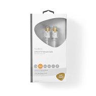 Netwerkkabel CAT6 S/FTP | RJ45 (8P8C) male - RJ45 (8P8C) male | 5,0 m | Wit