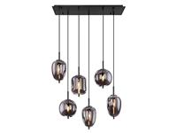 Globo Design hanglampBlacky zwart - 15345-6 - thumbnail