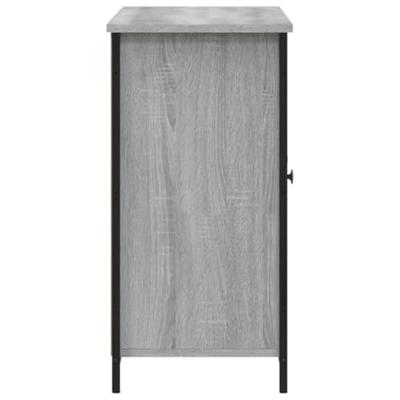 Dressoir 100x35x70 cm bewerkt hout grijs sonoma