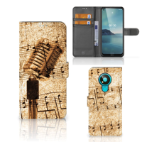 Nokia 3.4 | Telefoonhoesje met foto | Bladmuziek - thumbnail