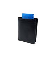 Met Figuretta Card protector in Bilfold leren portemonnee zwart - thumbnail