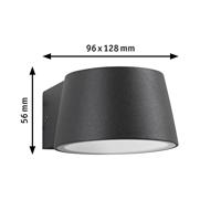 Paulmann Capea 2200K Wand 94713 Buitenlamp (wand) LED 6 W Zwart - thumbnail