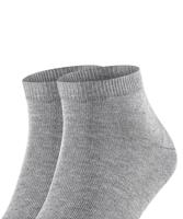 FALKE 2-paar Happy heren sneaker/quarter sokken - Katoenen enkelsokken mannen - thumbnail