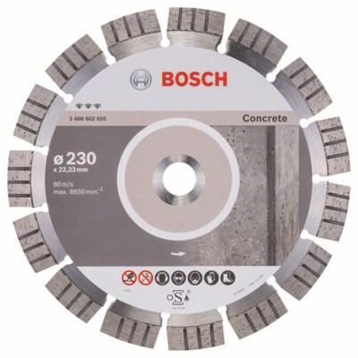 Bosch Accessoires Diamantdoorslijpschijf Best for Concrete 230 x 22,23 x 2,4 x 15 mm 1st - 2608602655 Bosch Accessoires Diamantdoorslijpschijf Best for Concrete 230 x 22,23 x 2,4 x 15 mm 1st - 2608602655