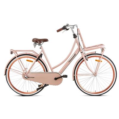 Popal Transportfiets Dames Daily Dutch Basic+ 28 Inch 57 Cm Dames 3v Terugtraprem Zalmroze Popal Transportfiets Dames Daily Dutch Basic+ 28 Inch 57 Cm Dames 3v Terugtraprem Zalmroze