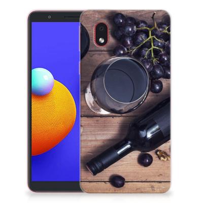 Samsung Galaxy A01 Core | Siliconen Case | Wijn Samsung Galaxy A01 Core | Siliconen Case | Wijn