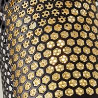 Brilliant Zwart met gouden wandlampCheval - 99994/86 - thumbnail