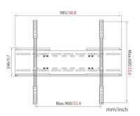 My Wall HP32L TV-beugel Met slot 127,0 cm (50) - 254,0 cm (100) Vast - thumbnail