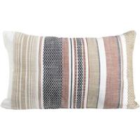 Sierkussen Thomas - zand/donkerrood - 40x60 cm - Leen Bakker - thumbnail