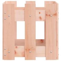 VidaXL Plantenbak met hekontwerp 30x30x30 cm massief dougashout - thumbnail