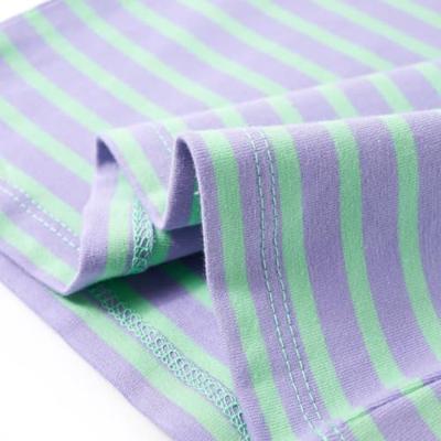 Kindershirt gestreept 92 felmintkleurig