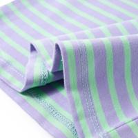 Kindershirt gestreept 92 felmintkleurig - thumbnail