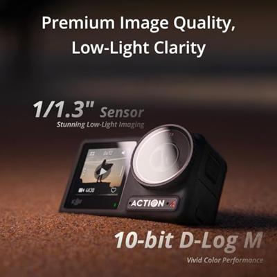 Action camera Dji Osmo Action 4 Zwart 2,4" - thumbnail