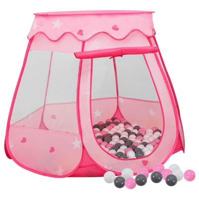VidaXL Kinderspeeltent met 250 ballen 102x102x82 cm roze VidaXL Kinderspeeltent met 250 ballen 102x102x82 cm roze